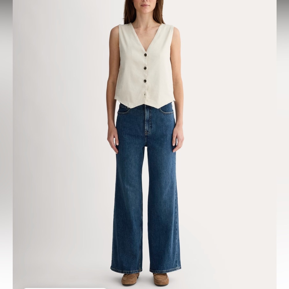 EUC Everlane Way-High Sailor Jean Size 30